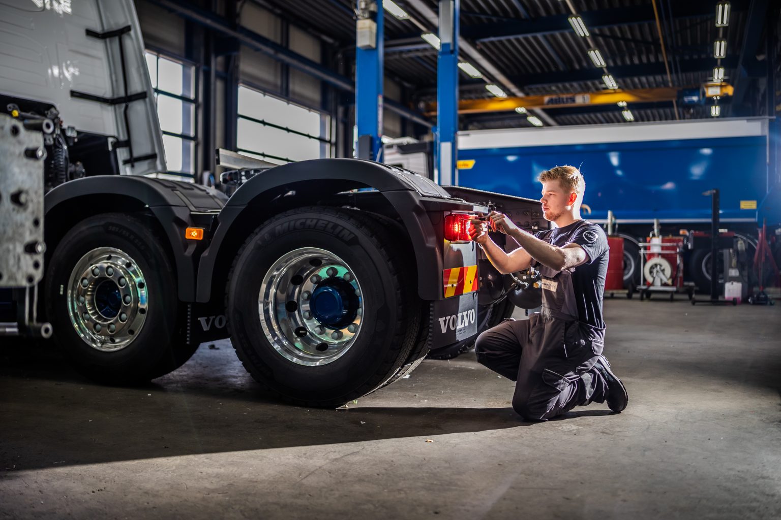 Aan het werk bij Harbers trucks