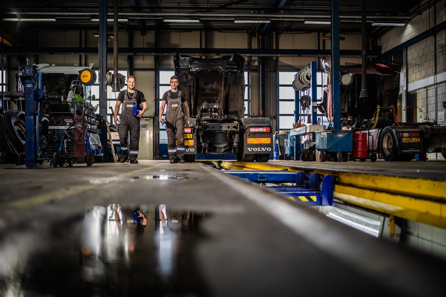 Aan het werk bij Harbers trucks